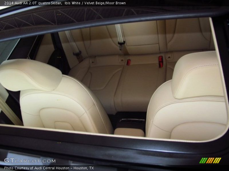 Ibis White / Velvet Beige/Moor Brown 2014 Audi A4 2.0T quattro Sedan