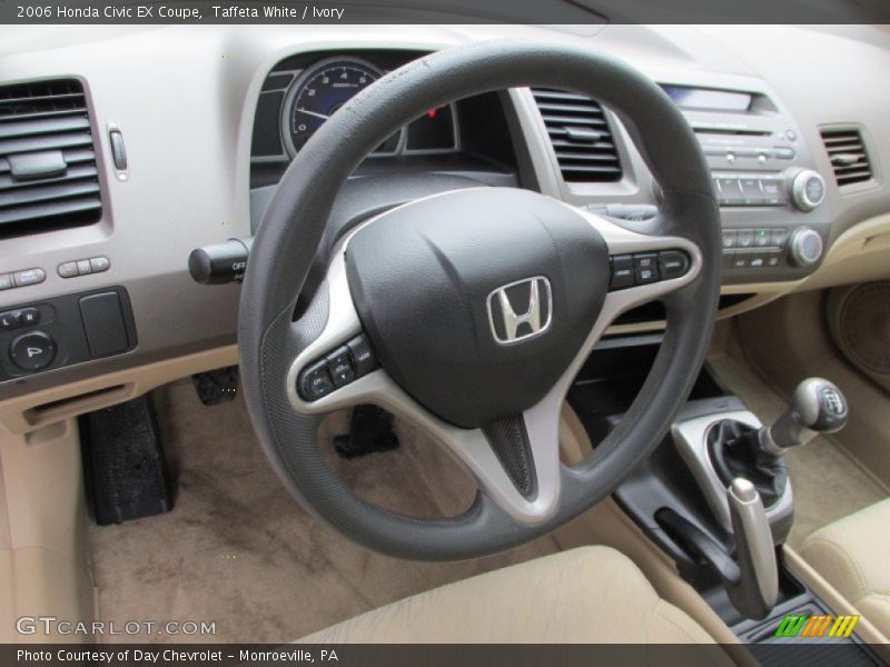 Taffeta White / Ivory 2006 Honda Civic EX Coupe