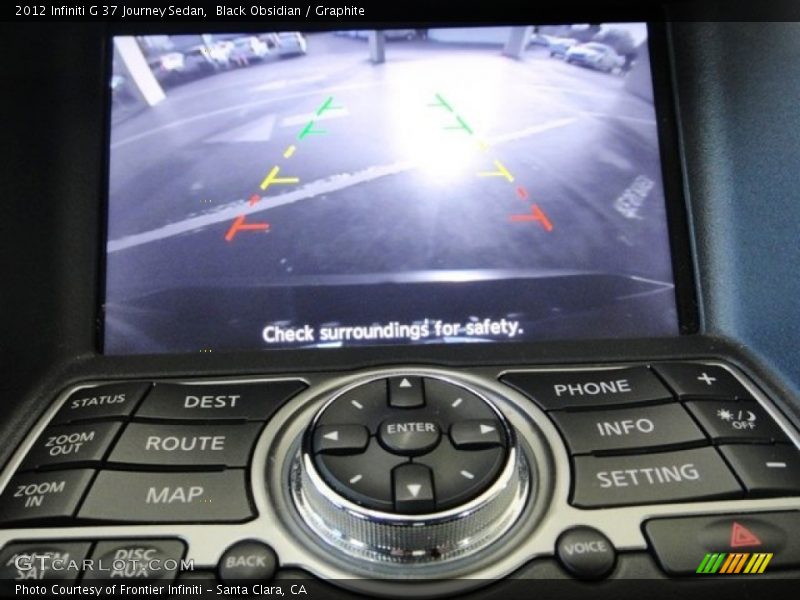 Black Obsidian / Graphite 2012 Infiniti G 37 Journey Sedan