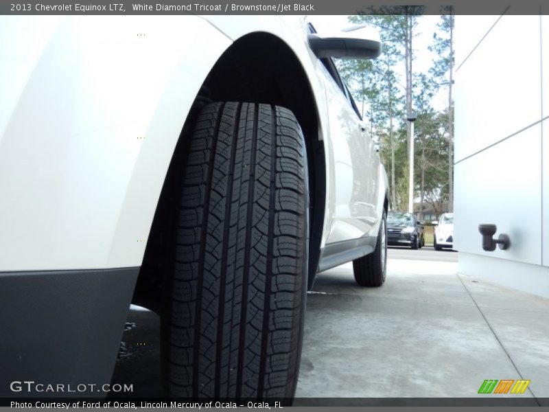 White Diamond Tricoat / Brownstone/Jet Black 2013 Chevrolet Equinox LTZ