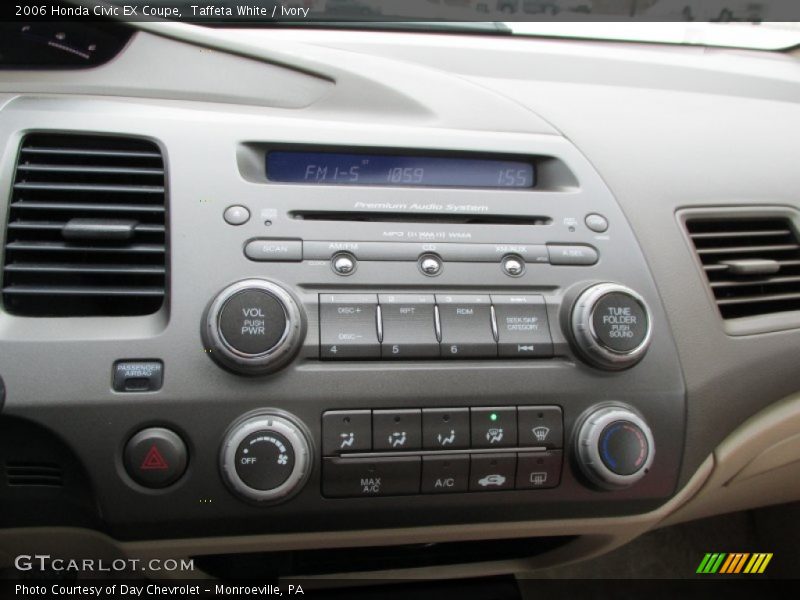 Taffeta White / Ivory 2006 Honda Civic EX Coupe