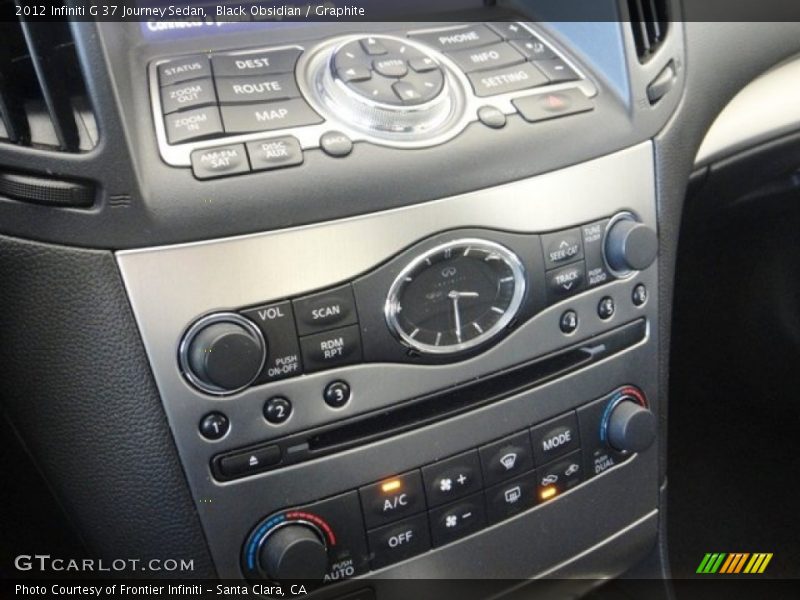 Black Obsidian / Graphite 2012 Infiniti G 37 Journey Sedan