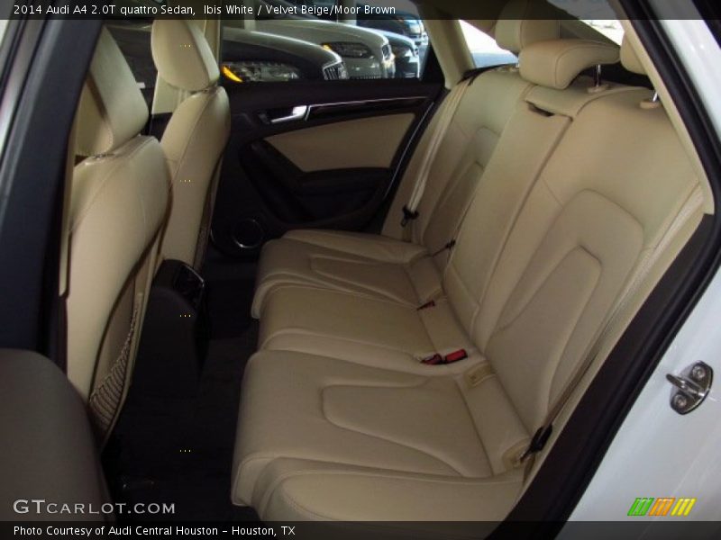Ibis White / Velvet Beige/Moor Brown 2014 Audi A4 2.0T quattro Sedan