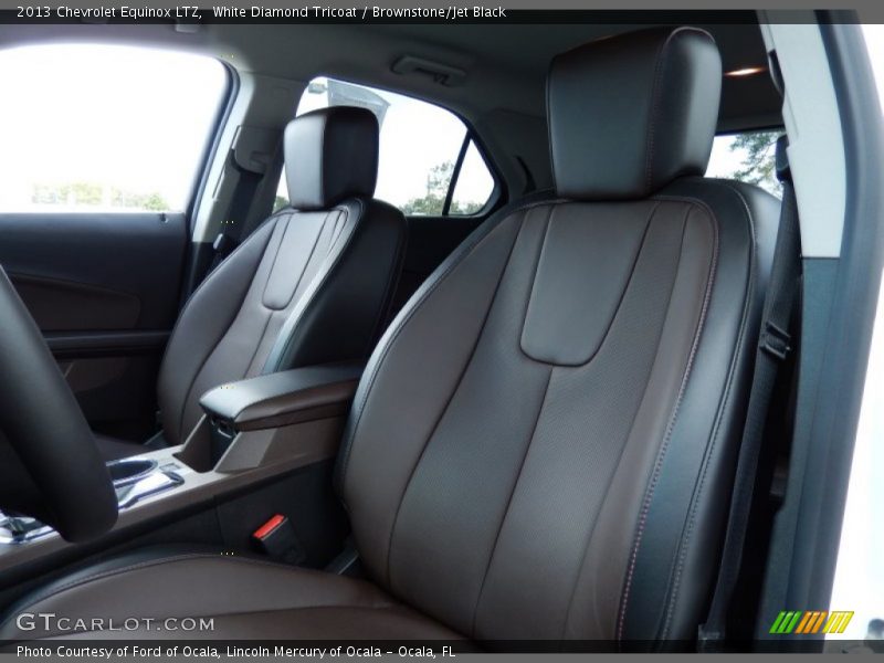 White Diamond Tricoat / Brownstone/Jet Black 2013 Chevrolet Equinox LTZ