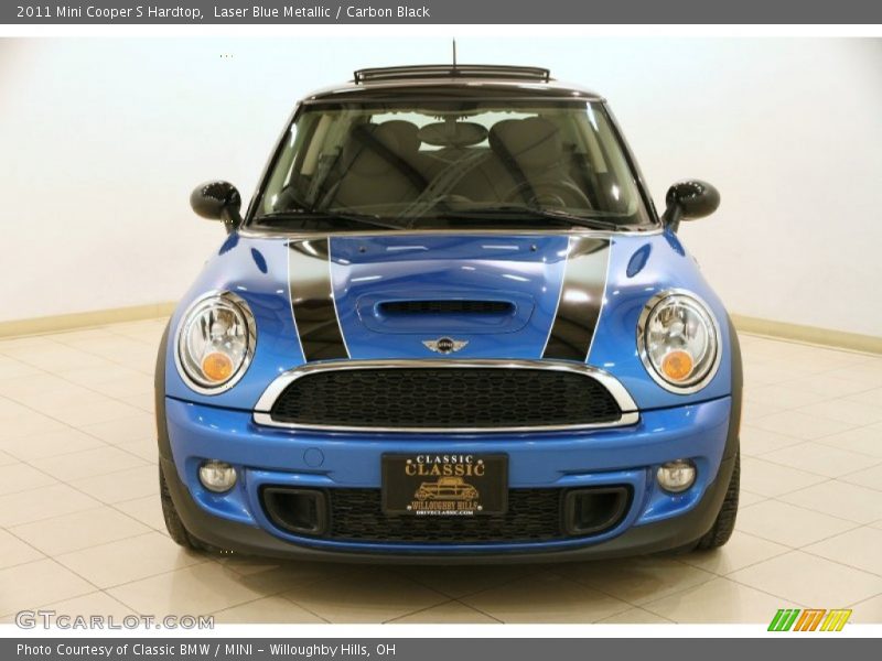Laser Blue Metallic / Carbon Black 2011 Mini Cooper S Hardtop