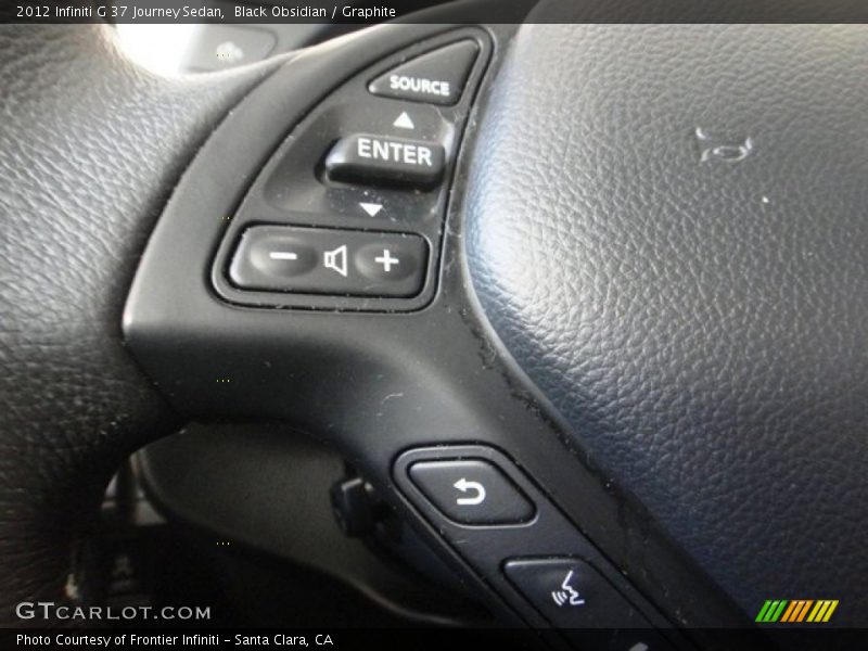 Black Obsidian / Graphite 2012 Infiniti G 37 Journey Sedan