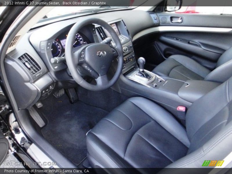 Black Obsidian / Graphite 2012 Infiniti G 37 Journey Sedan