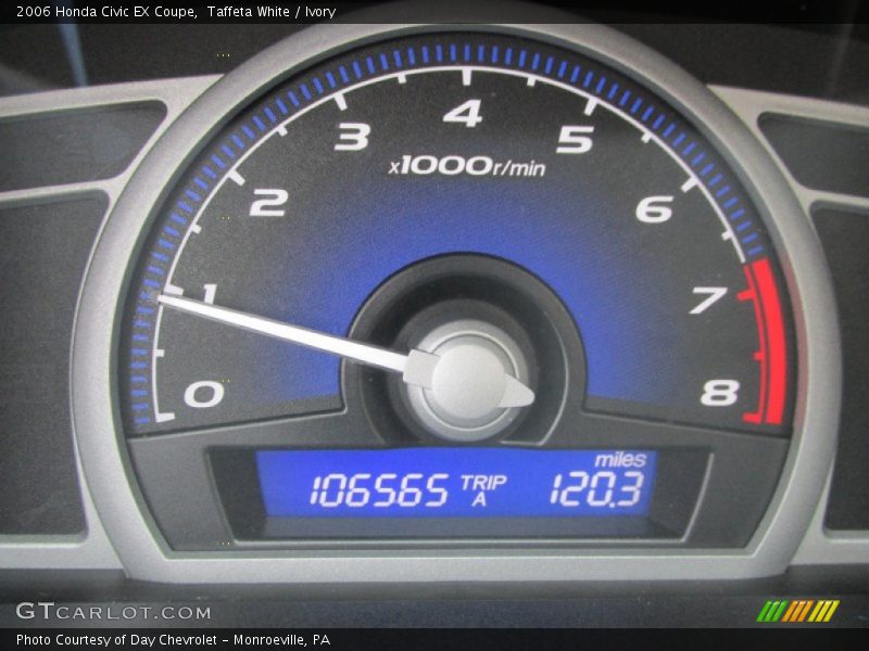 Taffeta White / Ivory 2006 Honda Civic EX Coupe