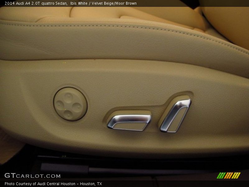 Ibis White / Velvet Beige/Moor Brown 2014 Audi A4 2.0T quattro Sedan