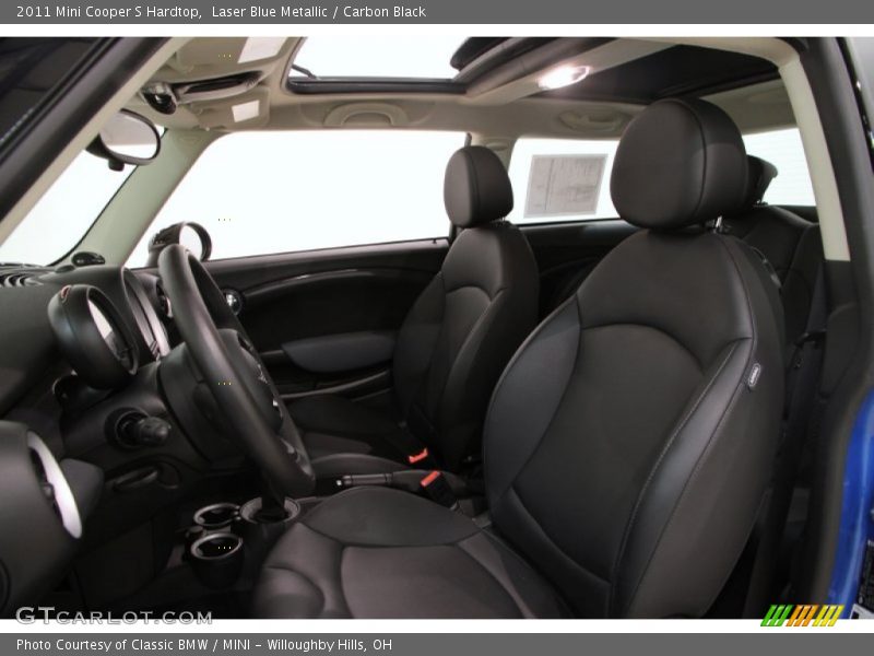 Laser Blue Metallic / Carbon Black 2011 Mini Cooper S Hardtop