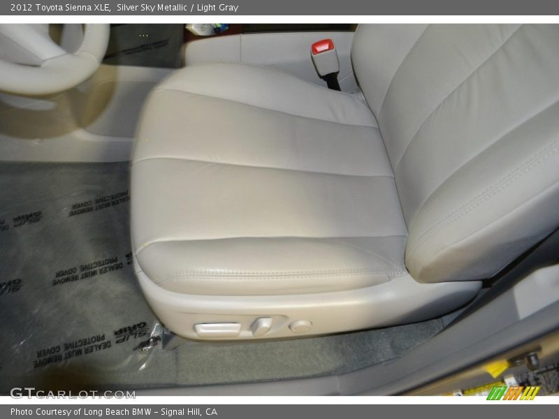 Silver Sky Metallic / Light Gray 2012 Toyota Sienna XLE