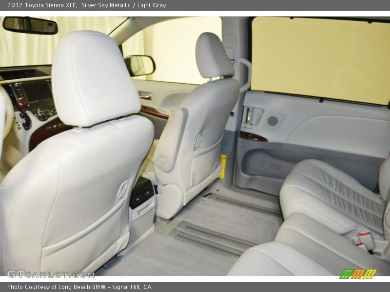 Silver Sky Metallic / Light Gray 2012 Toyota Sienna XLE