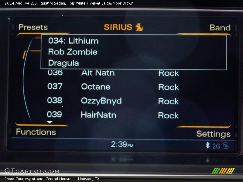 Ibis White / Velvet Beige/Moor Brown 2014 Audi A4 2.0T quattro Sedan