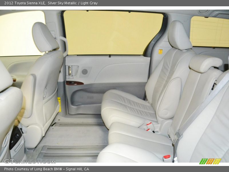 Silver Sky Metallic / Light Gray 2012 Toyota Sienna XLE