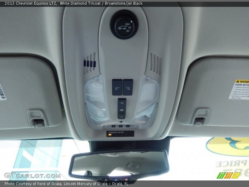 White Diamond Tricoat / Brownstone/Jet Black 2013 Chevrolet Equinox LTZ