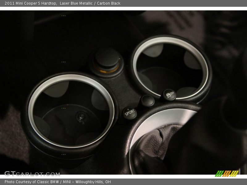 Laser Blue Metallic / Carbon Black 2011 Mini Cooper S Hardtop