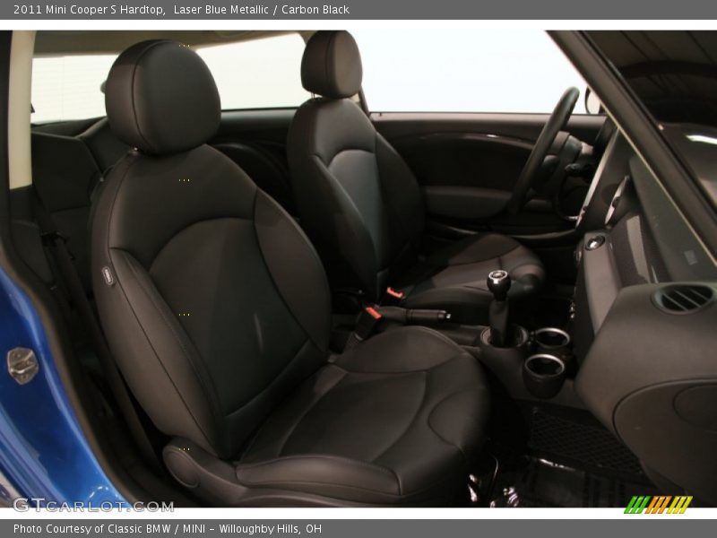 Laser Blue Metallic / Carbon Black 2011 Mini Cooper S Hardtop