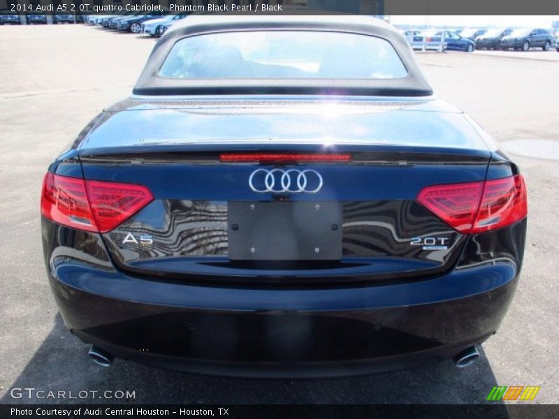 Phantom Black Pearl / Black 2014 Audi A5 2.0T quattro Cabriolet