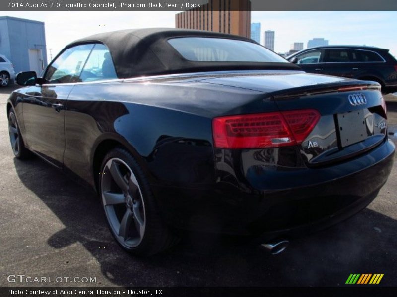 Phantom Black Pearl / Black 2014 Audi A5 2.0T quattro Cabriolet
