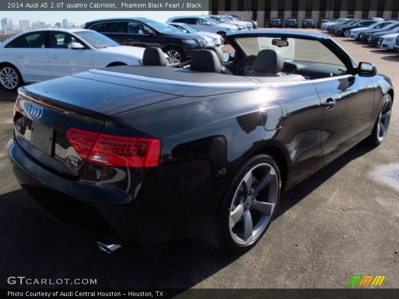 Phantom Black Pearl / Black 2014 Audi A5 2.0T quattro Cabriolet