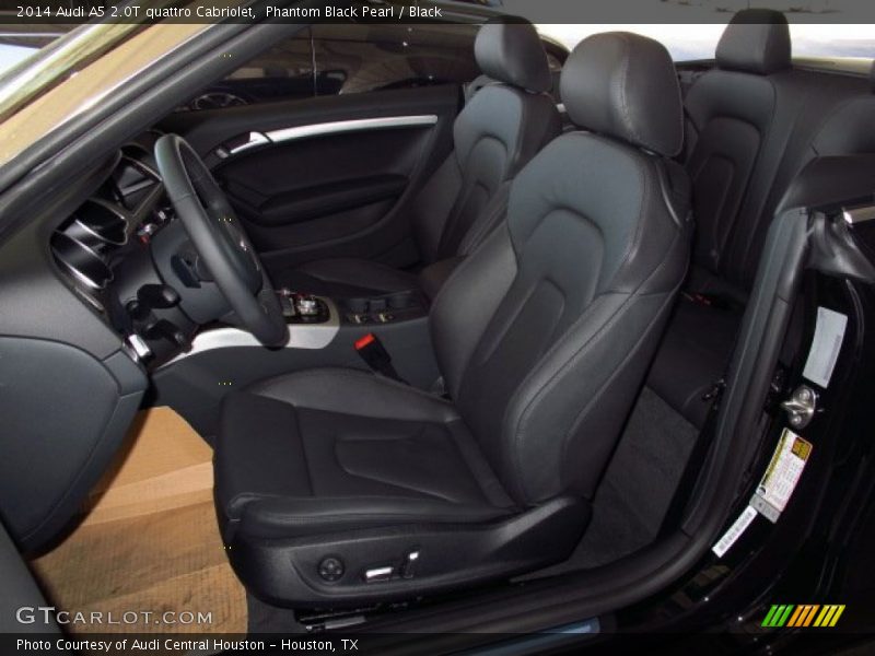 Phantom Black Pearl / Black 2014 Audi A5 2.0T quattro Cabriolet