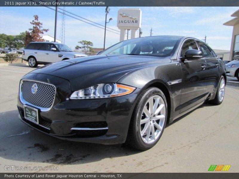 Stratus Grey Metallic / Cashew/Truffle 2011 Jaguar XJ XJ