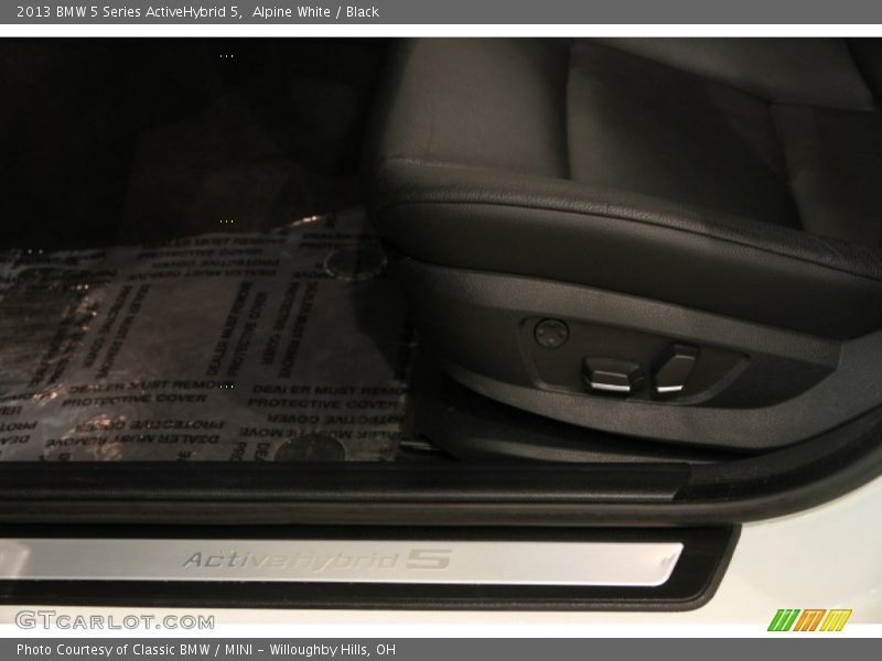 Alpine White / Black 2013 BMW 5 Series ActiveHybrid 5