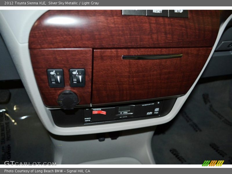 Silver Sky Metallic / Light Gray 2012 Toyota Sienna XLE