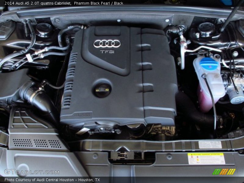 Phantom Black Pearl / Black 2014 Audi A5 2.0T quattro Cabriolet