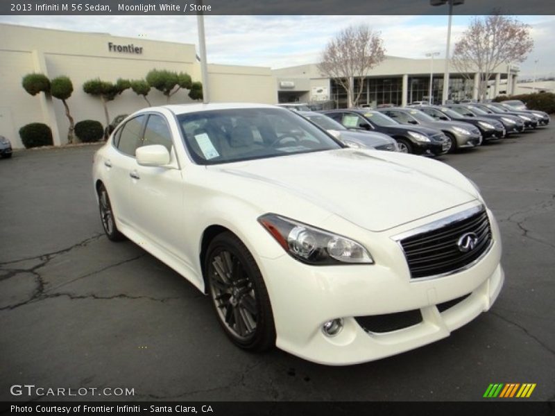 Front 3/4 View of 2013 M 56 Sedan