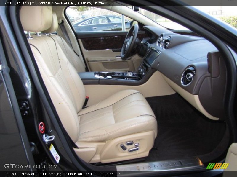 Stratus Grey Metallic / Cashew/Truffle 2011 Jaguar XJ XJ
