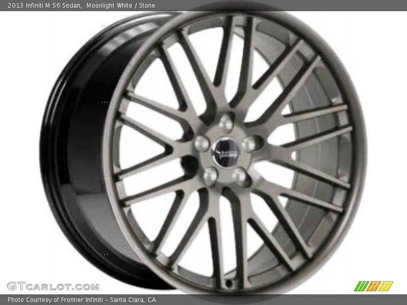 Moonlight White / Stone 2013 Infiniti M 56 Sedan