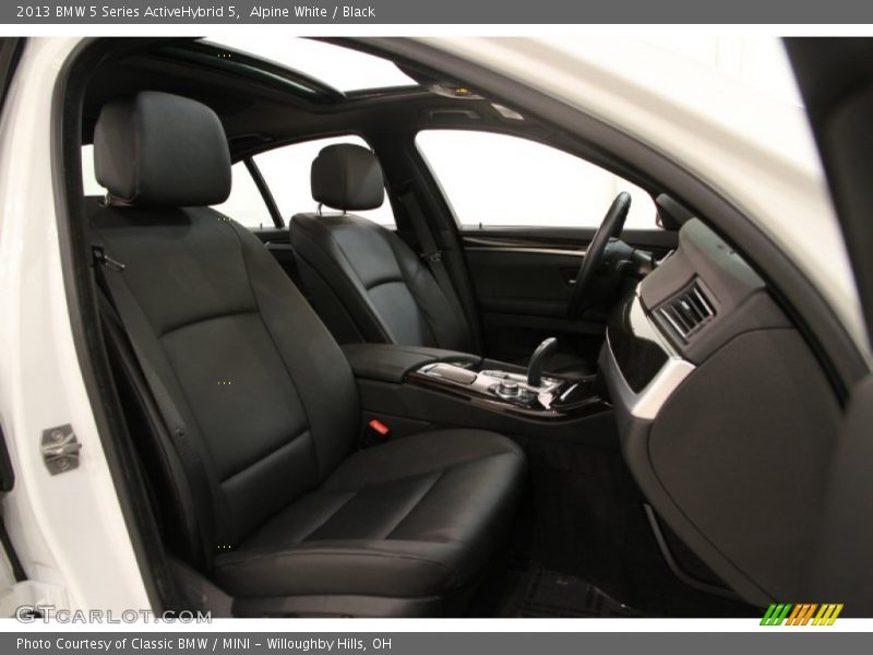Alpine White / Black 2013 BMW 5 Series ActiveHybrid 5