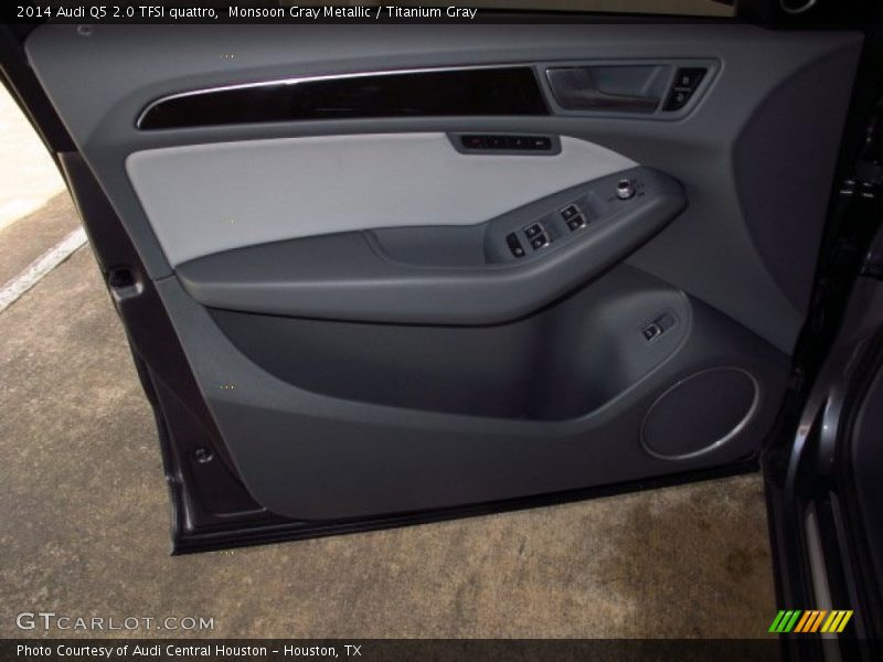 Monsoon Gray Metallic / Titanium Gray 2014 Audi Q5 2.0 TFSI quattro