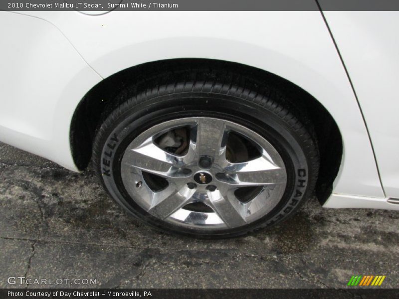 Summit White / Titanium 2010 Chevrolet Malibu LT Sedan