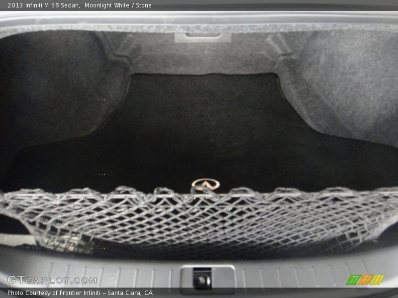 Moonlight White / Stone 2013 Infiniti M 56 Sedan
