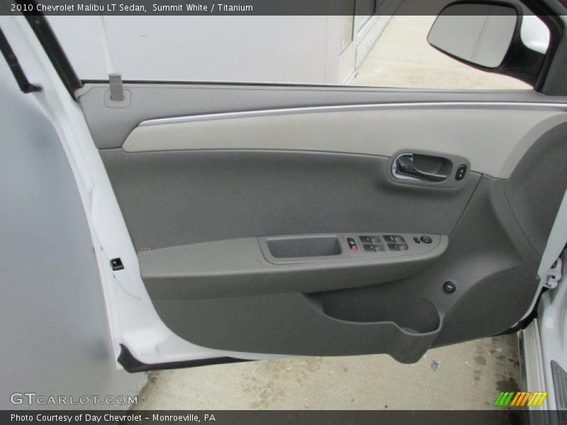 Summit White / Titanium 2010 Chevrolet Malibu LT Sedan