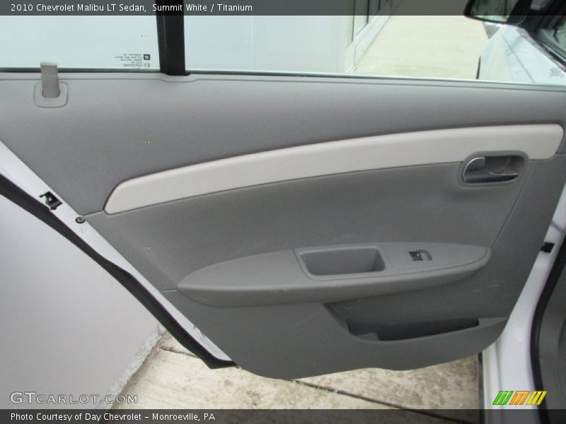 Summit White / Titanium 2010 Chevrolet Malibu LT Sedan