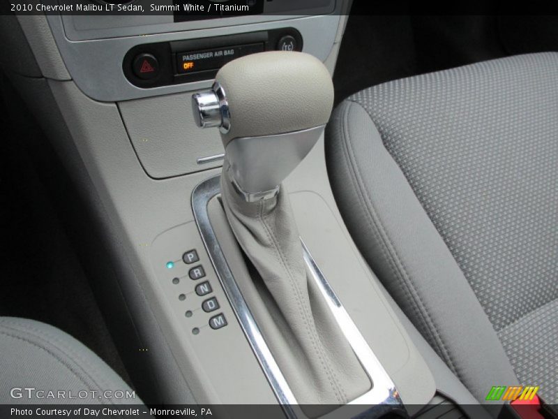 Summit White / Titanium 2010 Chevrolet Malibu LT Sedan