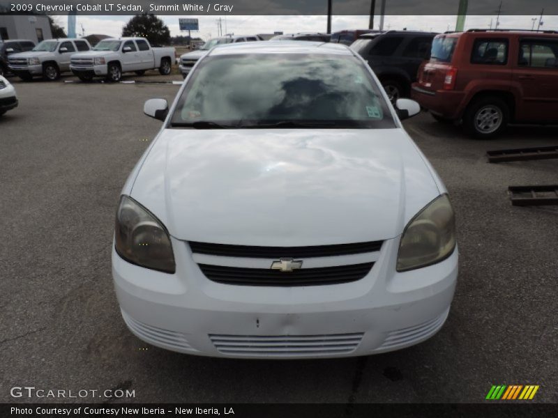 Summit White / Gray 2009 Chevrolet Cobalt LT Sedan