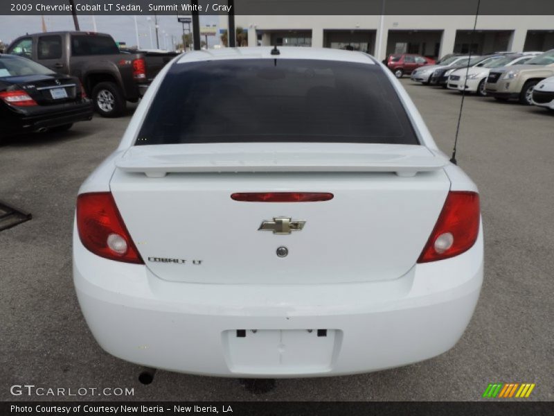 Summit White / Gray 2009 Chevrolet Cobalt LT Sedan