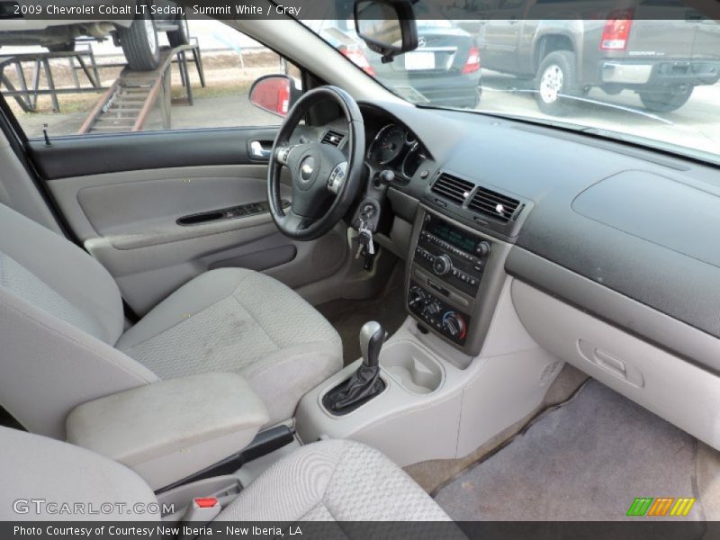 Summit White / Gray 2009 Chevrolet Cobalt LT Sedan