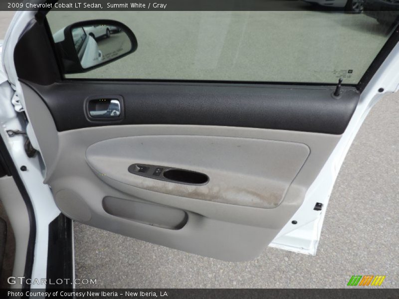 Summit White / Gray 2009 Chevrolet Cobalt LT Sedan