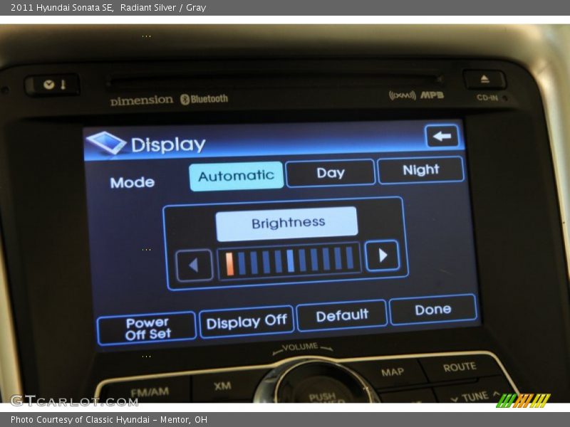Radiant Silver / Gray 2011 Hyundai Sonata SE