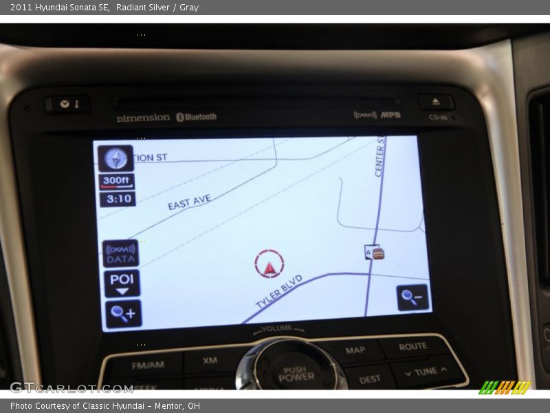 Radiant Silver / Gray 2011 Hyundai Sonata SE