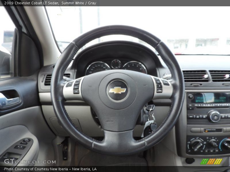 Summit White / Gray 2009 Chevrolet Cobalt LT Sedan
