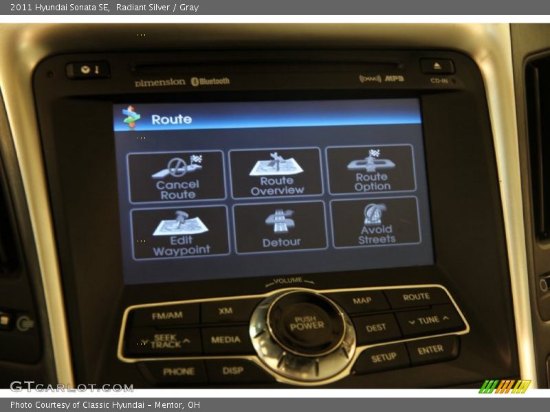 Radiant Silver / Gray 2011 Hyundai Sonata SE