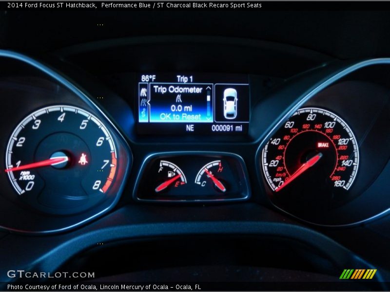  2014 Focus ST Hatchback ST Hatchback Gauges