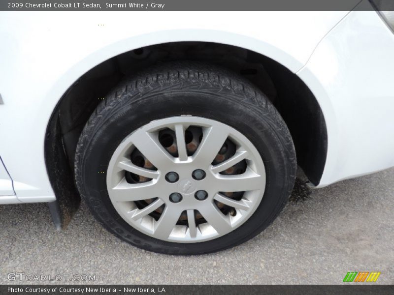 Summit White / Gray 2009 Chevrolet Cobalt LT Sedan