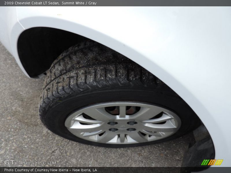 Summit White / Gray 2009 Chevrolet Cobalt LT Sedan